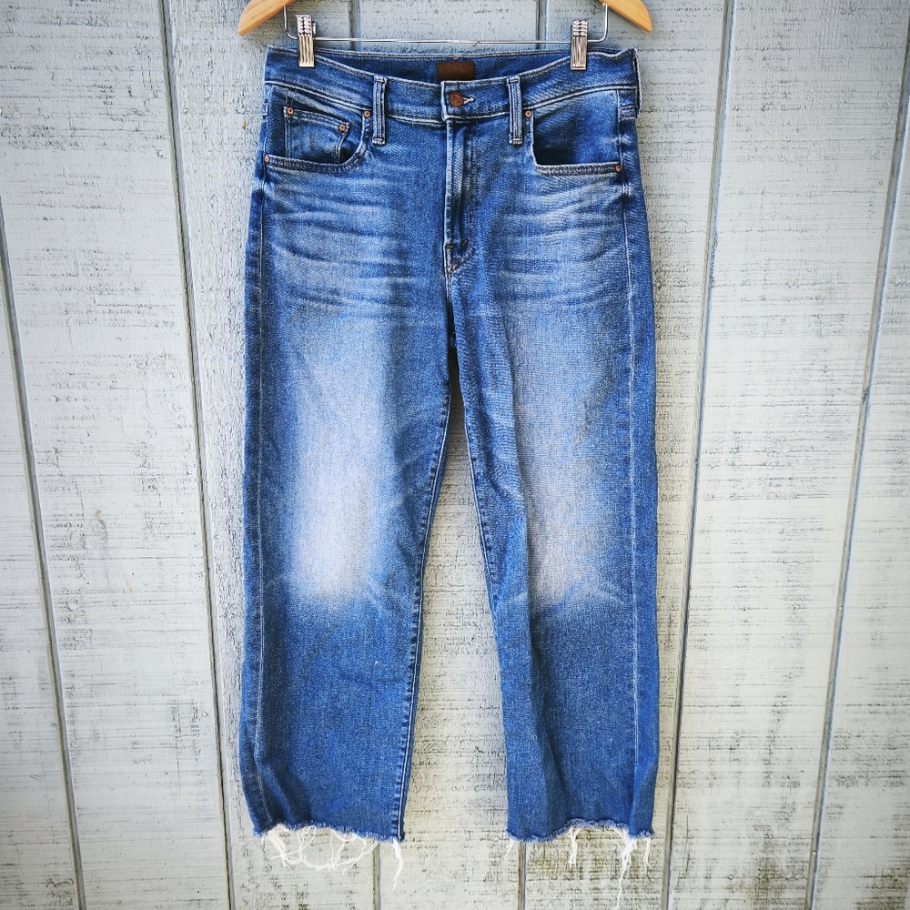 MOTHER Blue Flare & Wide Leg Jeans
